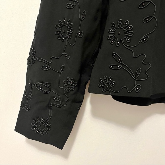 vintage Talbots button-up jacket blazer with beautiful intricate beaded details - Picture 11 of 16